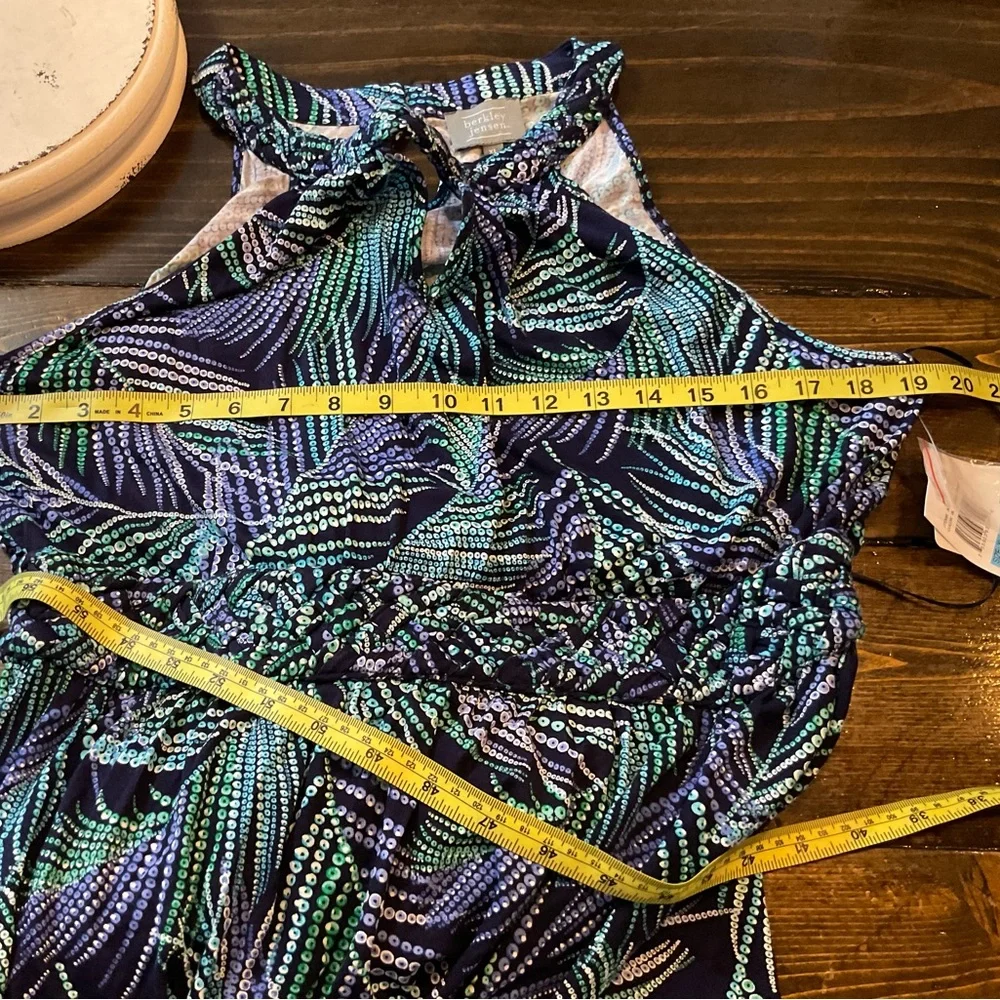 Berkeley Jensen Leaf Print Maxi Dress - Picture 6 of 7